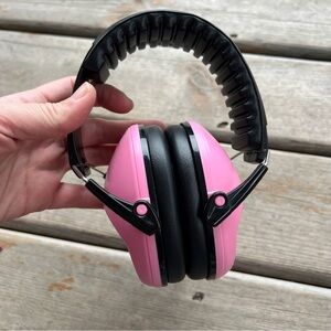Dr Meter Kids Protective Ear Muffs With Noise Blocking - Pink - Kids Sized